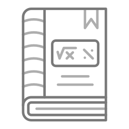 książka do matematyki ikona