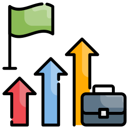 promotion de carrière Icône