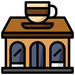 Coffee shop icon