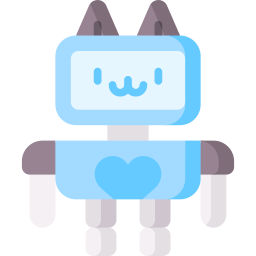 Robot cat icon