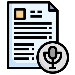 Transcription icon