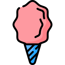 Cotton candy icon