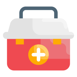 First aid kit icon