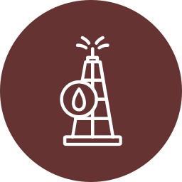 Drilling rig icon