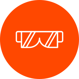 Safety glasses icon