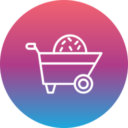 Wheelbarrow icon