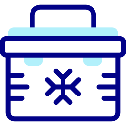 Portable fridge icon