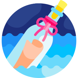 Message in a bottle icon