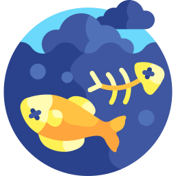 Water pollution icon