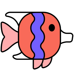 Tropical fish icon