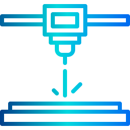 découpe au laser Icône