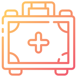 First aid kit icon