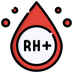 blut rh positiv icon