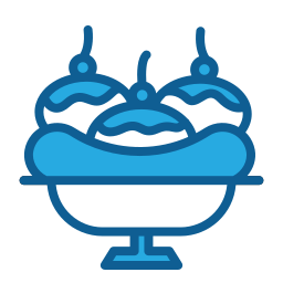 Banana split icon