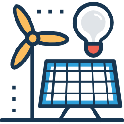 Solar panel icon