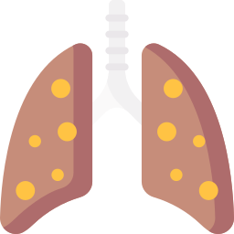 cancer du poumon Icône