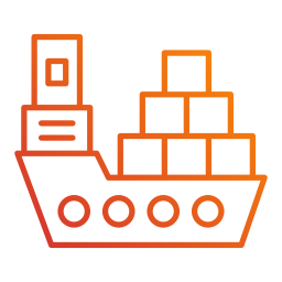 Cargo ship icon