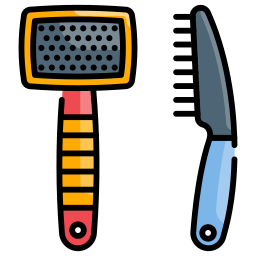 Hair brush icon