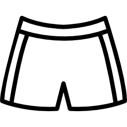 pantaloni corti icona