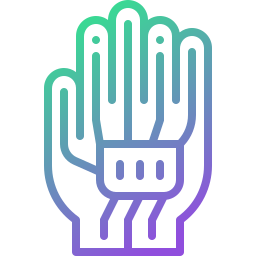 Wired glove icon