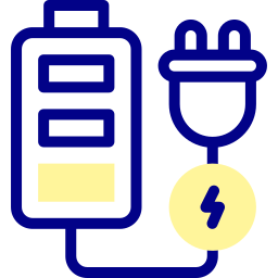 bateria ecológica Ícone