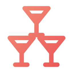 Cocktail glass icon