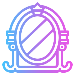 Magic mirror icon