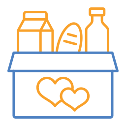 Food donation icon