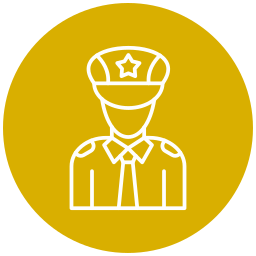 politie agent icoon