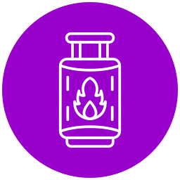 Gas cylinder icon