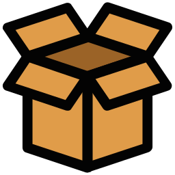 Cardboard box icon