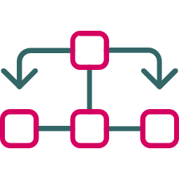 diagramma di flusso icona