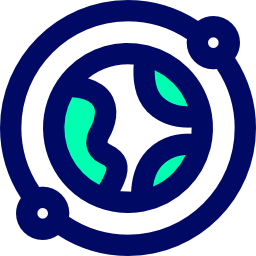 Planet earth icon