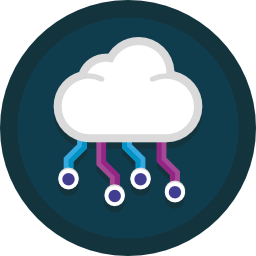 Cloud computing icon