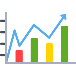 Line chart icon