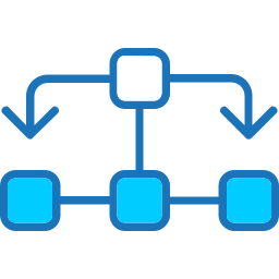 diagramma di flusso icona