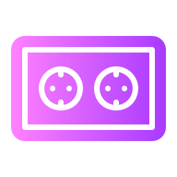 Electric socket icon