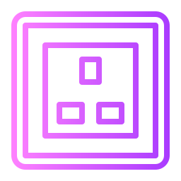 Electric socket icon