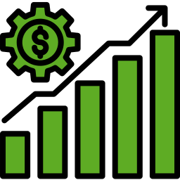Денежный рост иконка