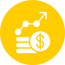croissance monétaire Icône