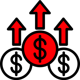 Money growth icon