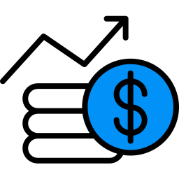 Money growth icon