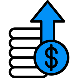 Money growth icon