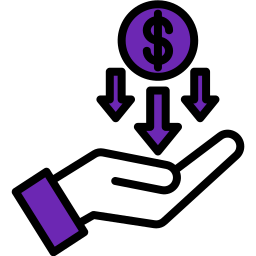 Money loss icon