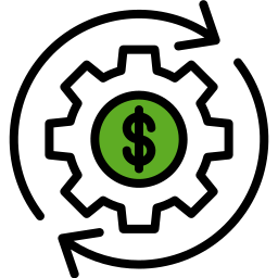 Money flow icon