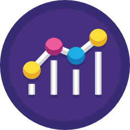 Line chart icon