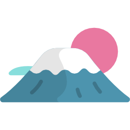 Fuji mountain icon