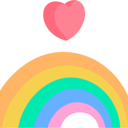 regenboog icoon