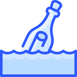 Message in a bottle icon