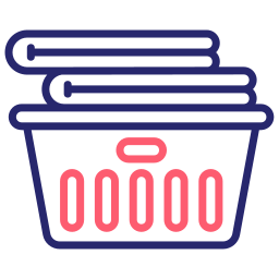 Laundry basket icon